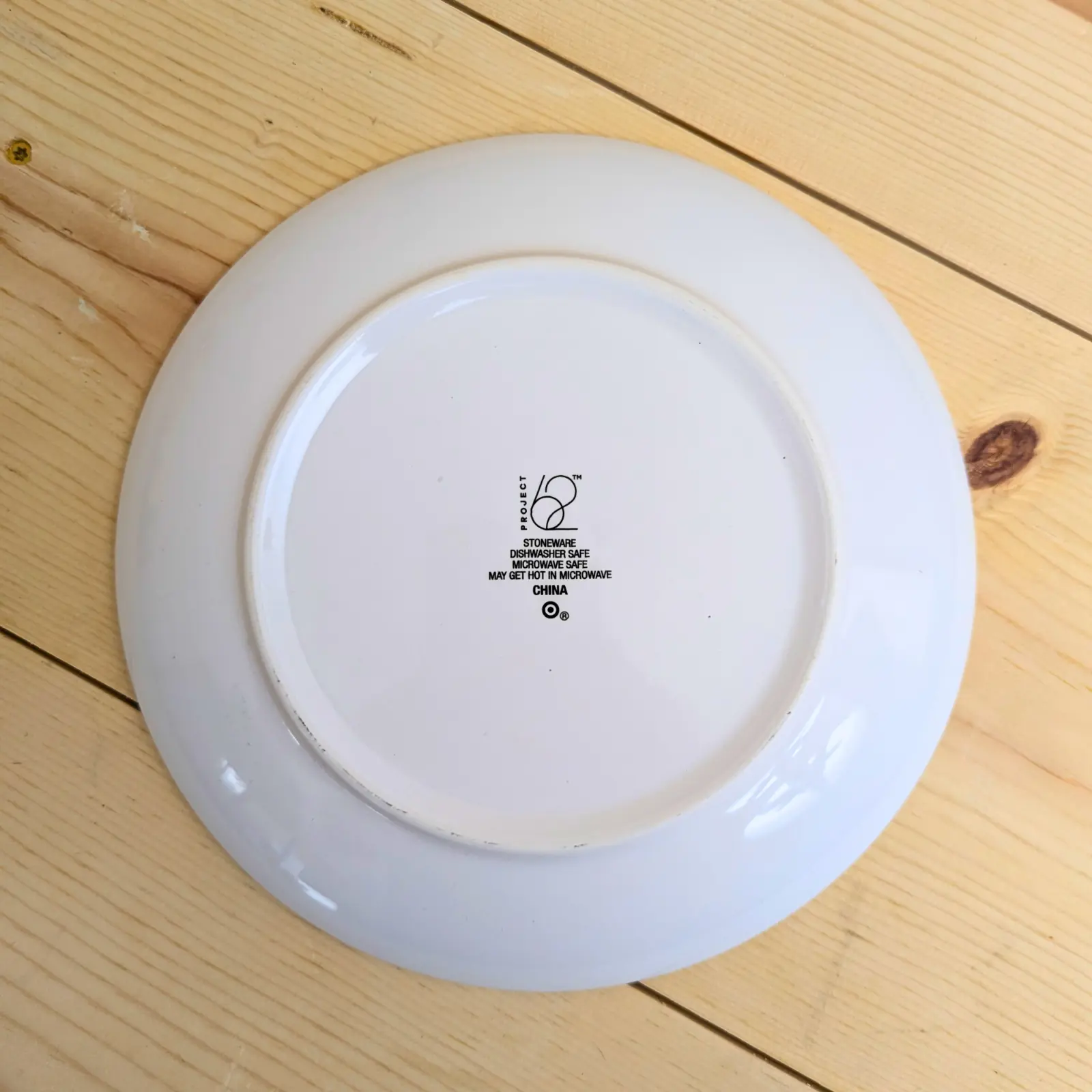 Project 62 10.5" Dinner Plates - Set of 4 - White Modern Stoneware