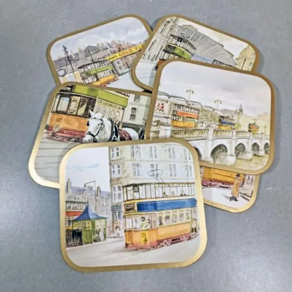 London-Themed Pimpernel Traditional Coasters - Set of Six