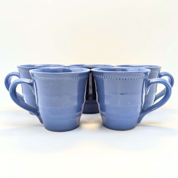 Dansk Craft Color Coffee Mugs - Blueberry - Set of 5