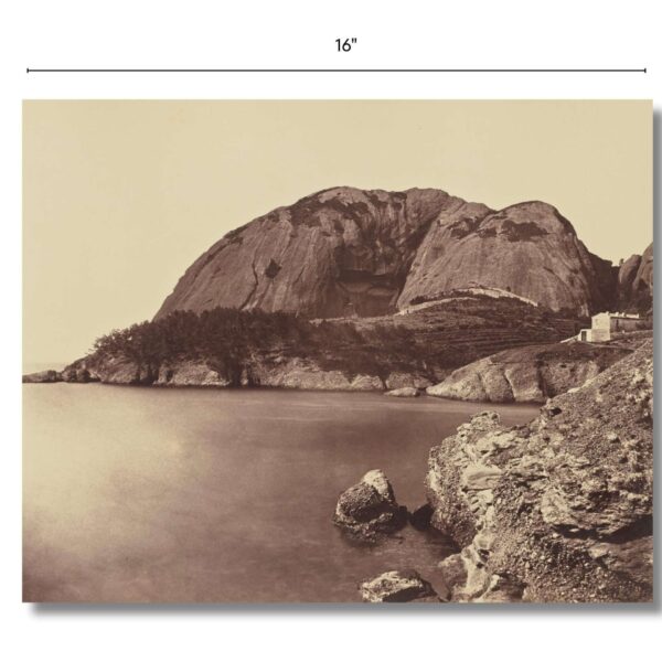 Bec de l'Aigle Shoreline by Édouard Baldus – 13" x 16" – Landscape Fine Art Photography Print