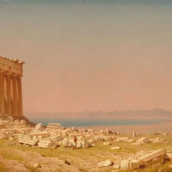 Ruins of the Parthenon by Sanford Robinson Gifford